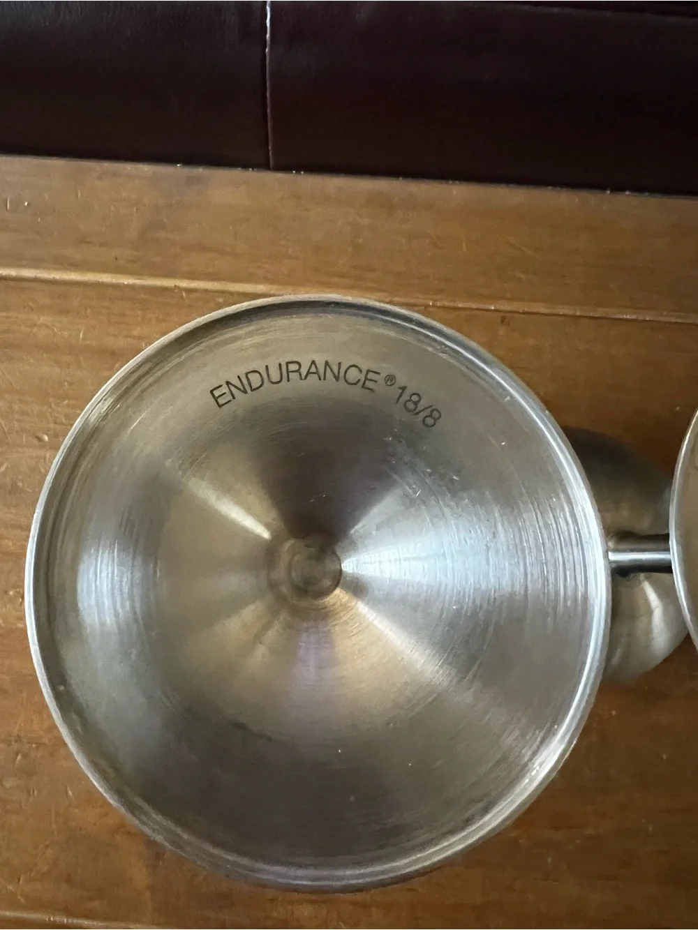 Endurance Stainless Steel Wine Glass Set 2 Piece 3x3x7